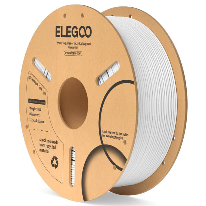 Elegoo PLA 1.75 mm 1.000 g ABS-Spule White