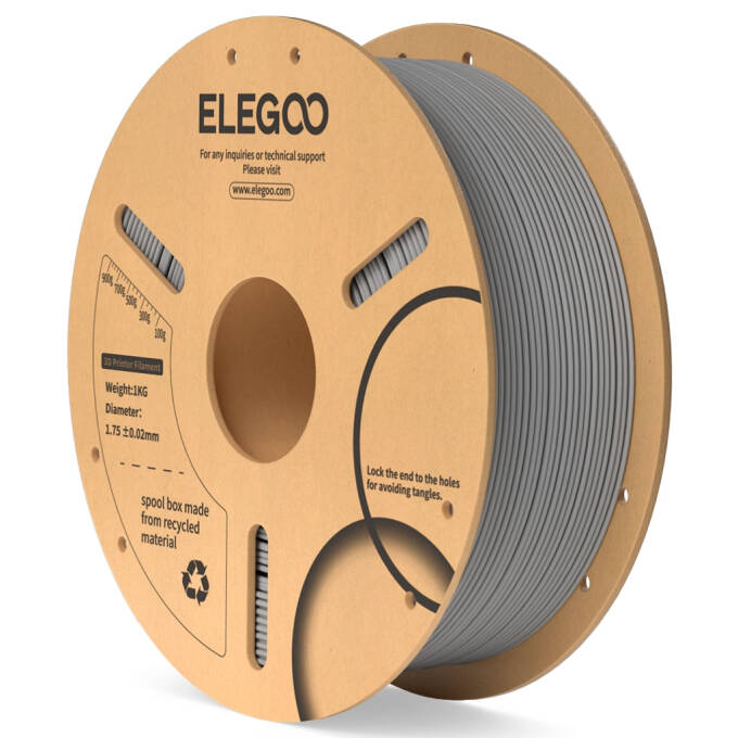 Elegoo PLA 1.75 mm 1.000 g ABS-Spule Grey