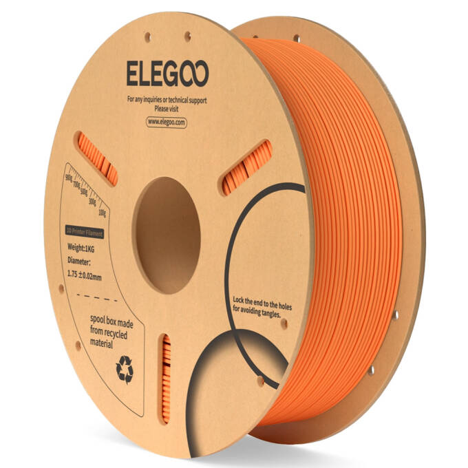 Elegoo PLA 1.75 mm 1.000 g ABS-Spule Orange