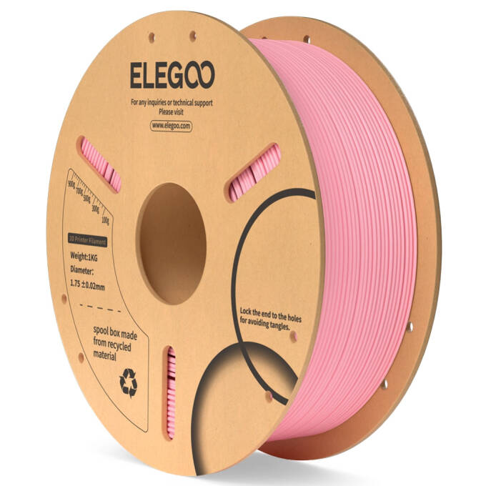 Elegoo PLA 1.75 mm 1.000 g ABS-Spule Pink