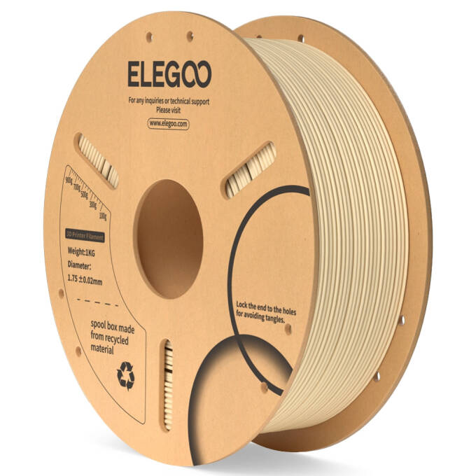 Elegoo PLA 1.75 mm 1.000 g ABS-Spule Beige