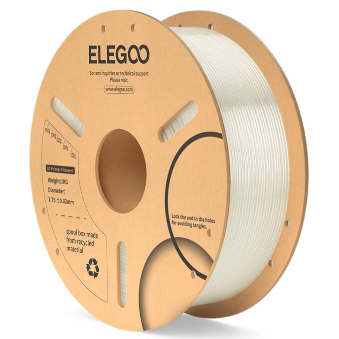 Elegoo PLA 1.75 mm 1.000 g ABS-Spule Translucent
