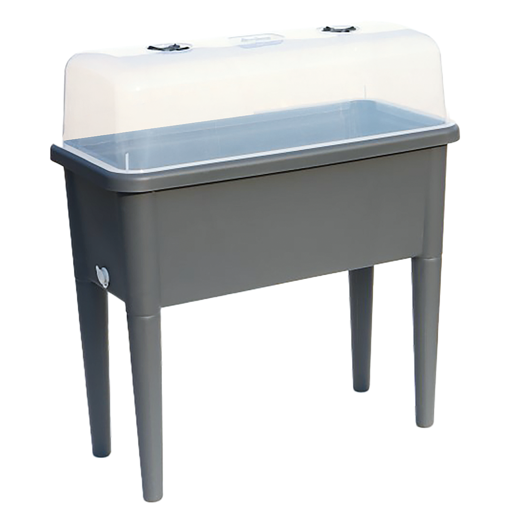 Hochbeet abnehmbare Beine u Haube 76x37x84,5cm 35L