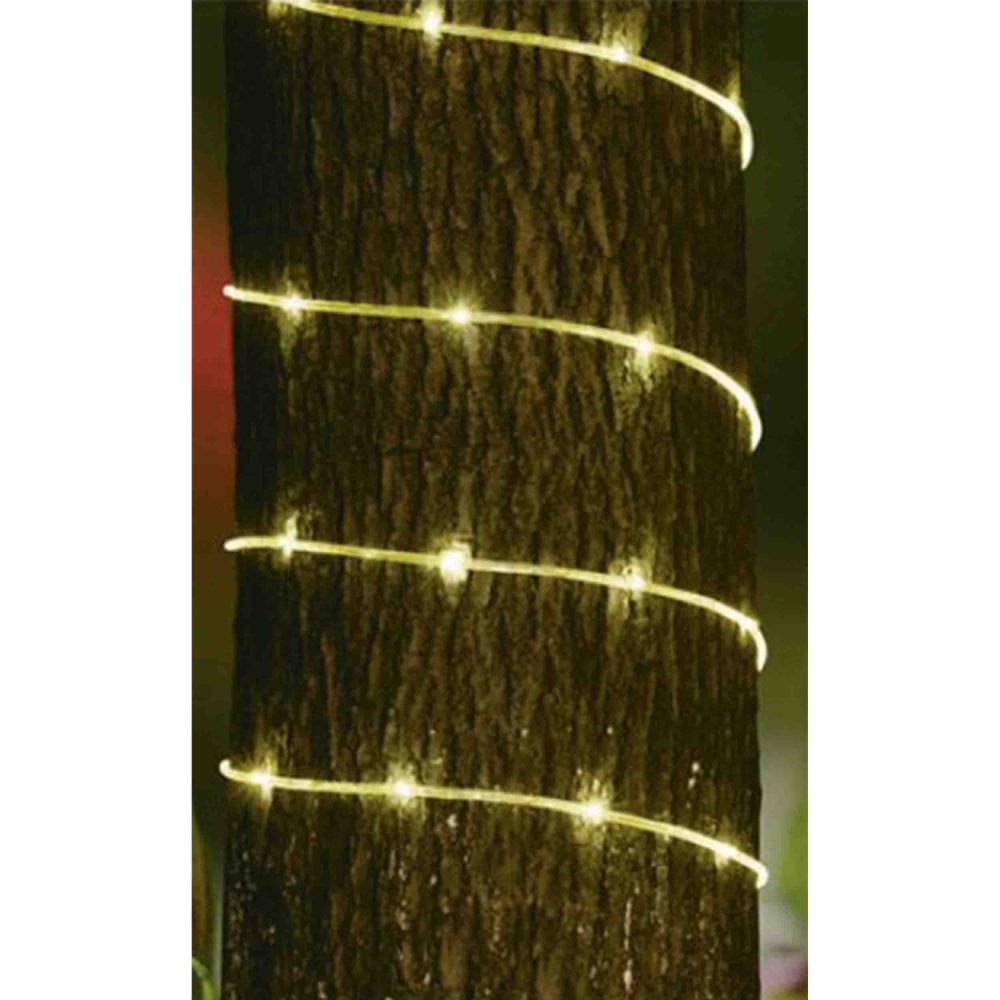 Solar Lichtschlauch 100 warmweiß LED 10 m