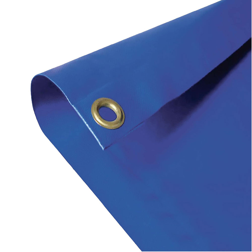 Profi Abdeckplane mit Ösen 500g/m² 4 x 4 m blau