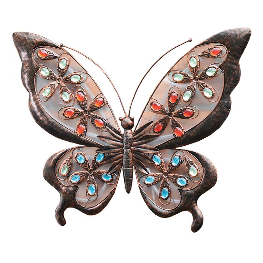 Solar Wanddeko Schmetterling