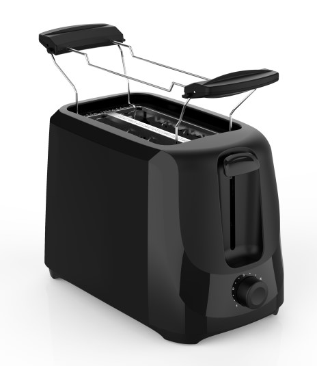 Tim Home Toaster Kunststoff schwarz 650W