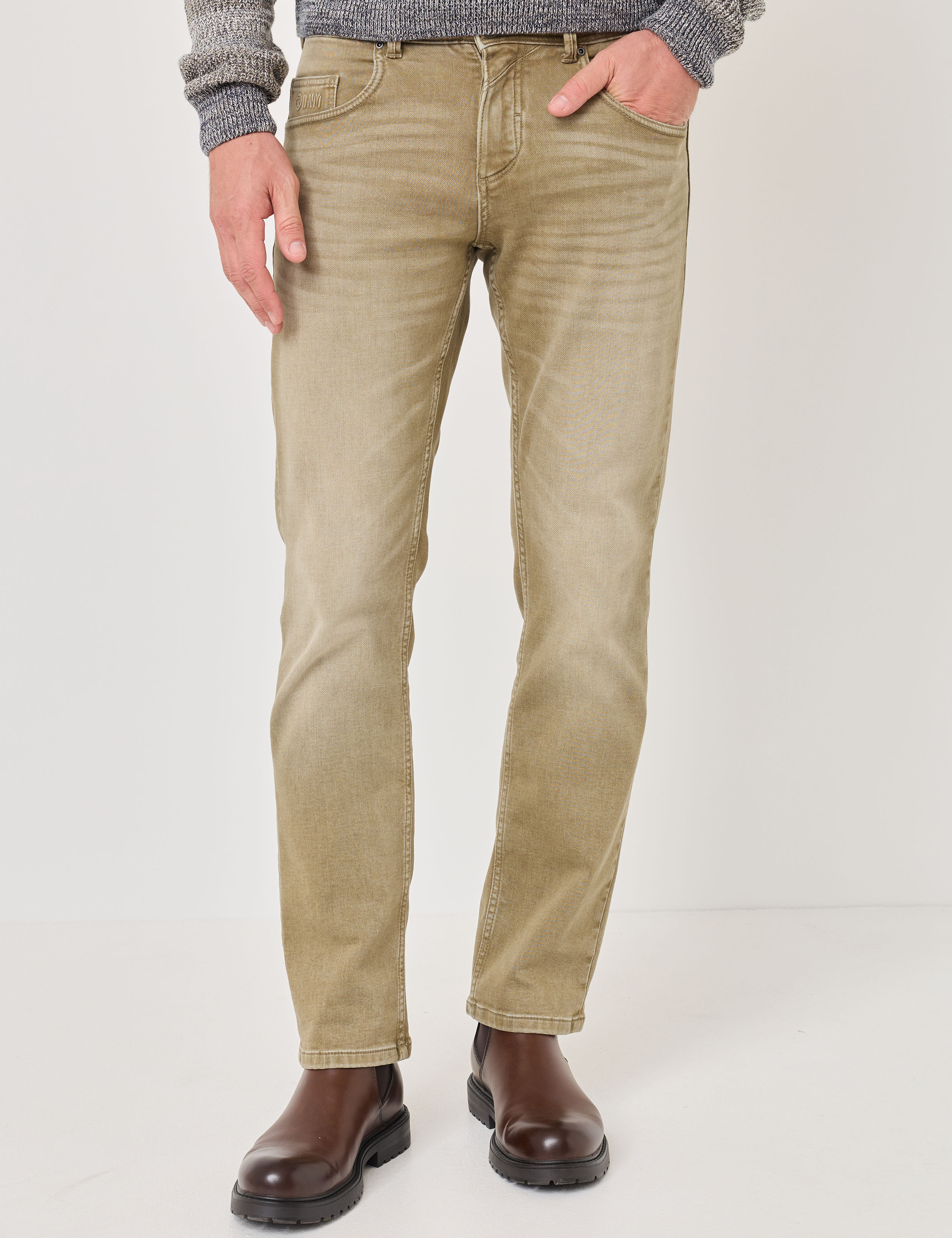 Farbige 5 Pocket Jeans, Jogg-Denim