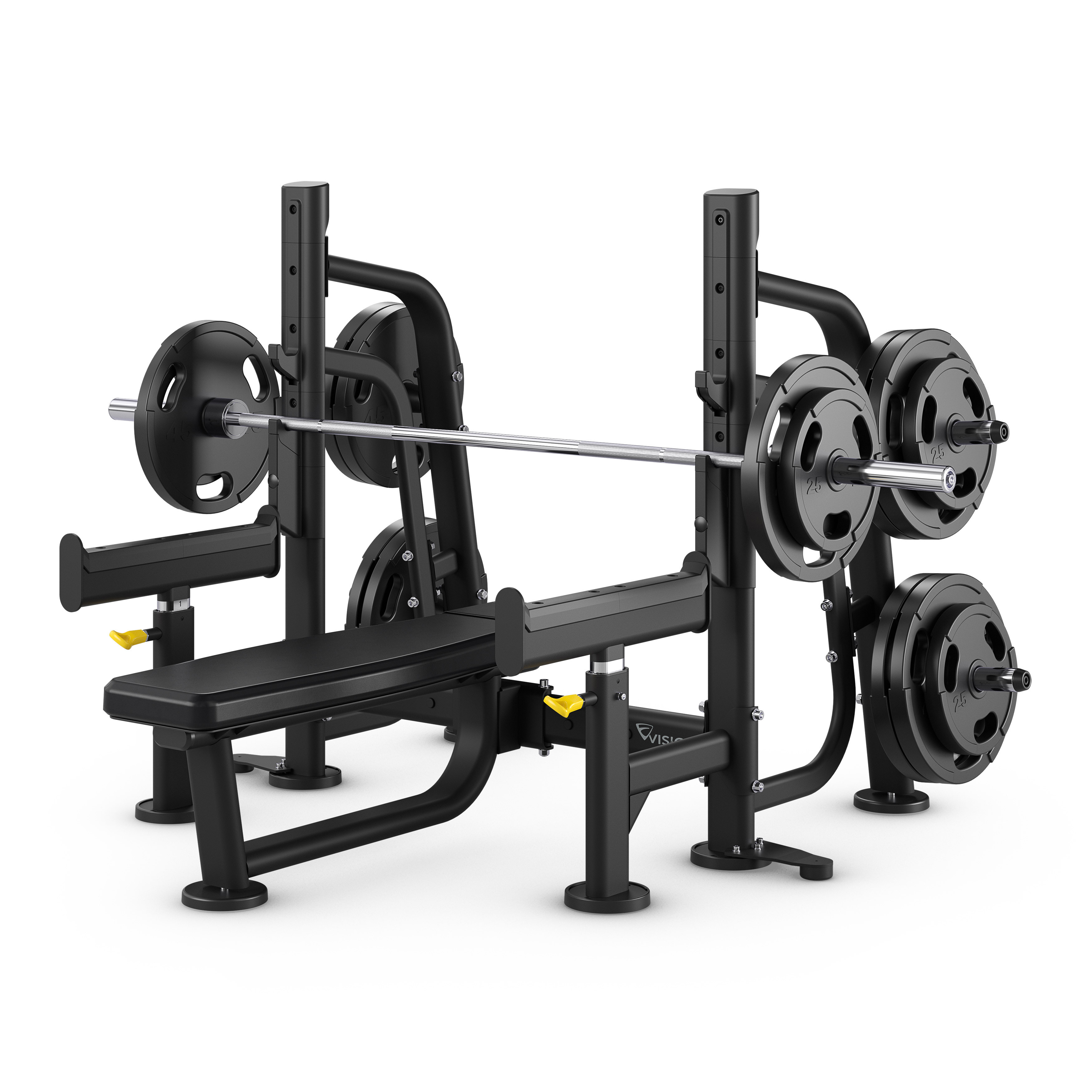 Vision Fitness FW88 Olympic Spotter Flat Bench