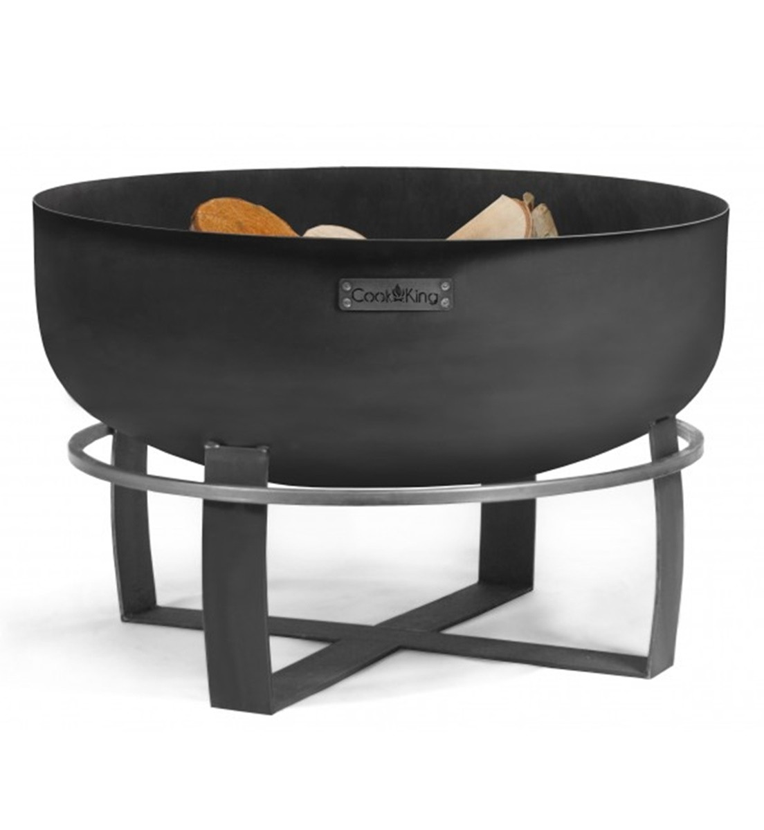 Feuerschale XXL Viking D 60 cmGrillschale Feuerstelle für Garten als Grill oder Wärmequelle Stahl
