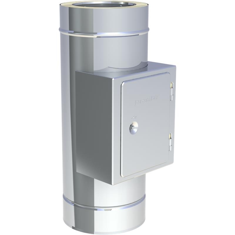 Jeremias DW-SILVER Reinigungelement mit Tür Eckig bis 600°C Unterdruckbetrieb W2G (W3G)