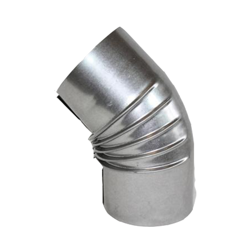 Ofenrohr Bogen 45° ohne Tür FAL DN 130mm