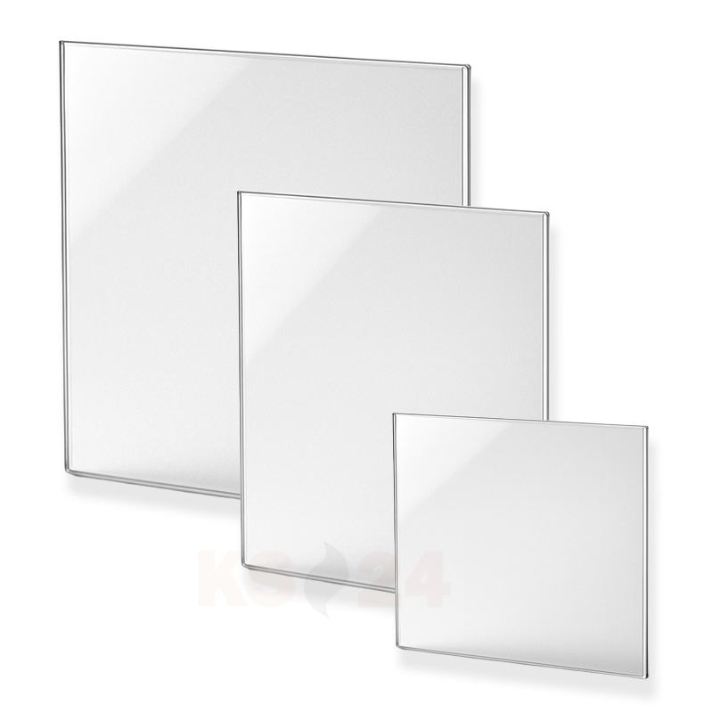 Flache Kaminglasscheibe nach Maß