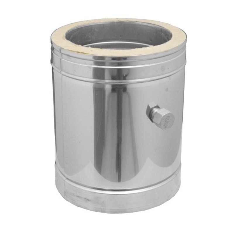 050/DN130 DW Element mit Messöffnung 330/270 mm Dinak inkl. Klemmband