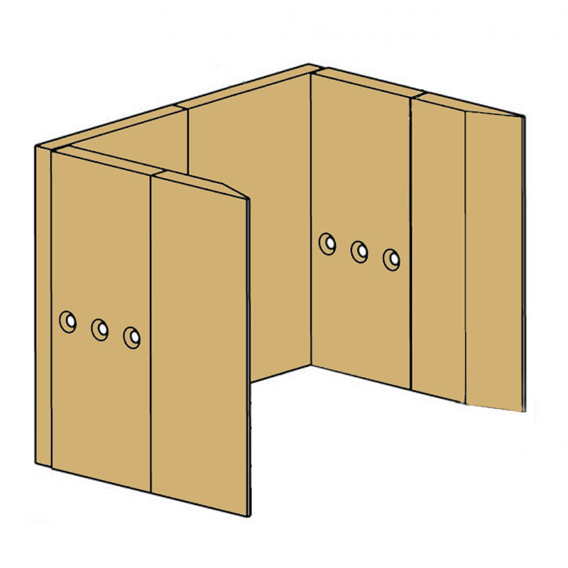 Ausmauerung Vermiculite passend für Topas Elba Esagon Angel Deluxe von Eurotherm