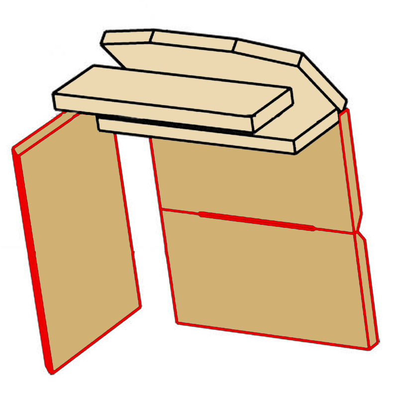 Ausmauerung Vermiculite passend für Kaminofen Galtero Genaro von Eurotherm