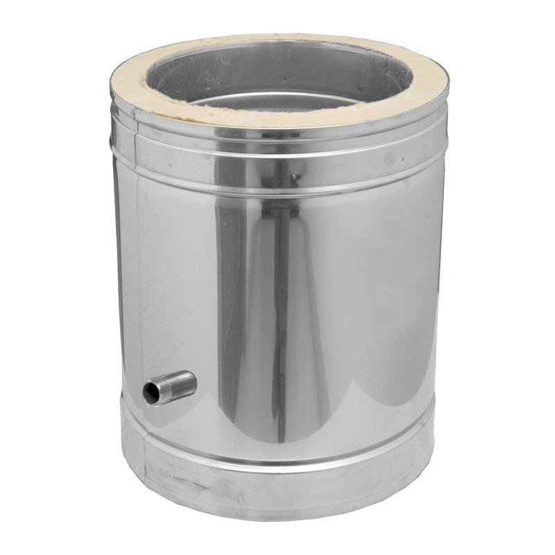 055/DN160 DW Element mit Kondensatablauf 330/270 mm Dinak inkl. Klemmband