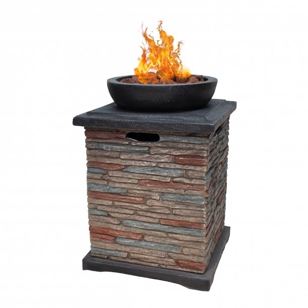 Terrassenofen Ziegelsteinoptik Gas Outdoor 9,5kW