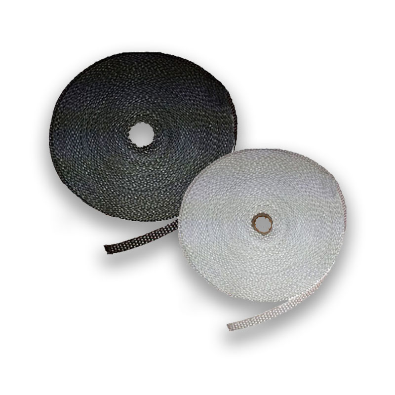 Flachdichtung Kaminofen ohne Klebestreifen 10mm x 2mm Weiss