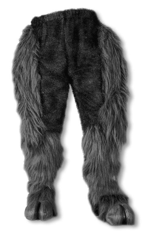 Monster Fell Hose schwarz-grau