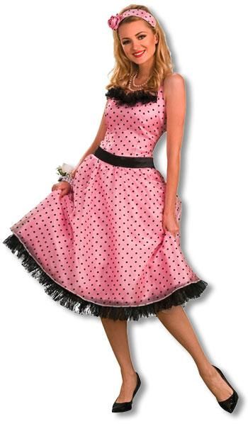 Polka Dot Abschlussball Kostüm L