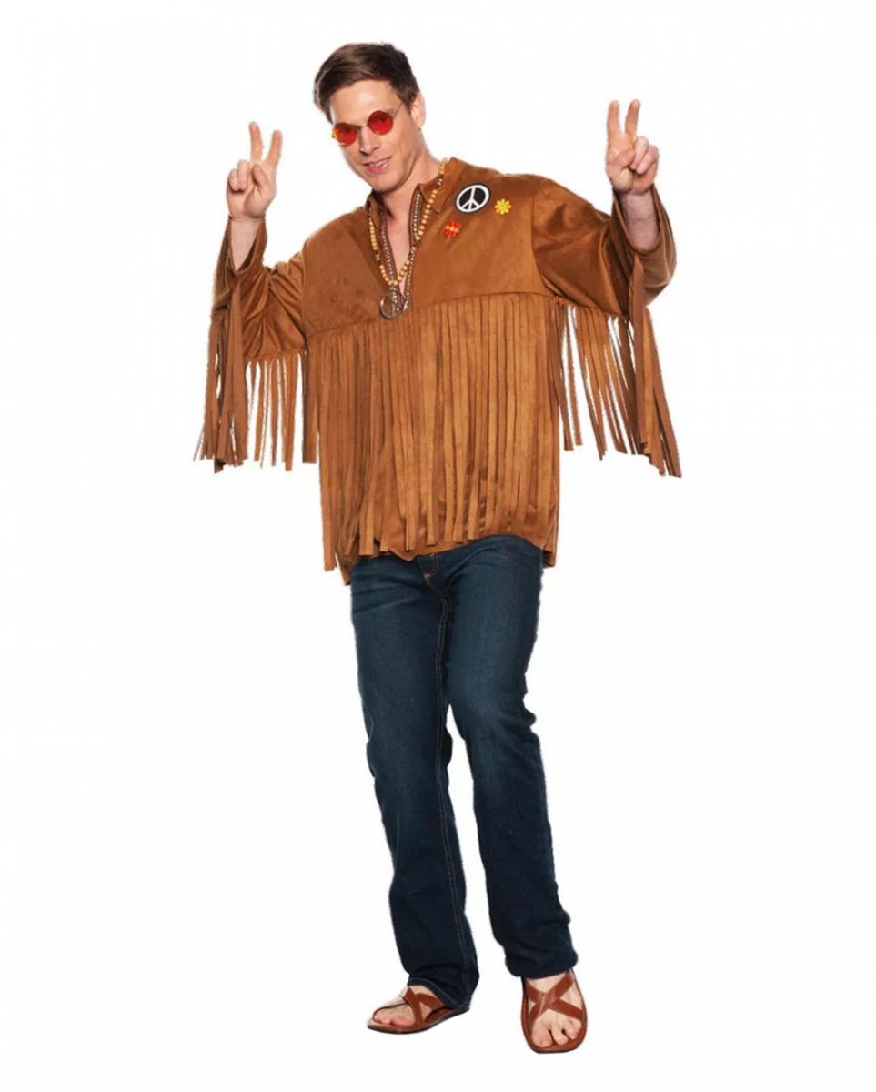 70s Hippie Fransen Shirt