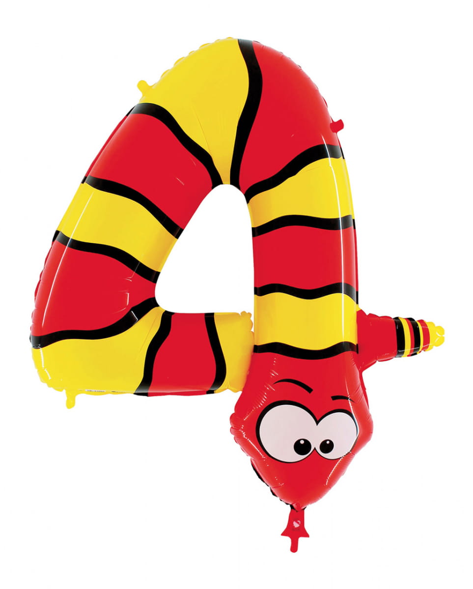 Animaloon Zahl 4 Schlange