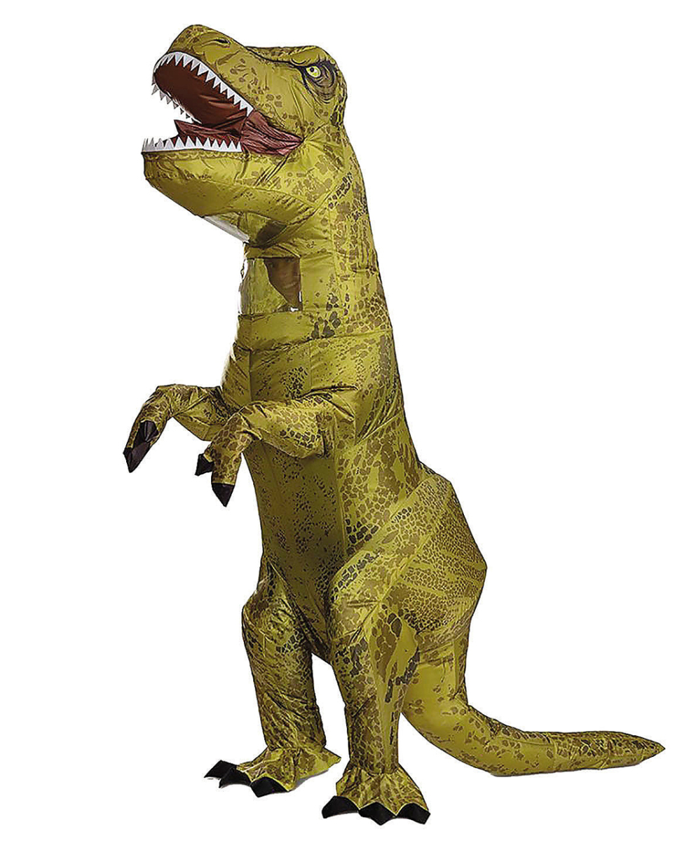 Jurassic Park T-Rex Kostüm Aufblasbar