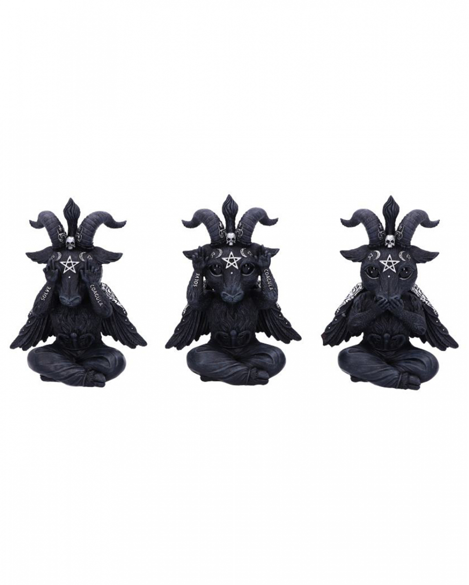 Drei Weise Baphoboo Figuren 3-er Set 13,4cm