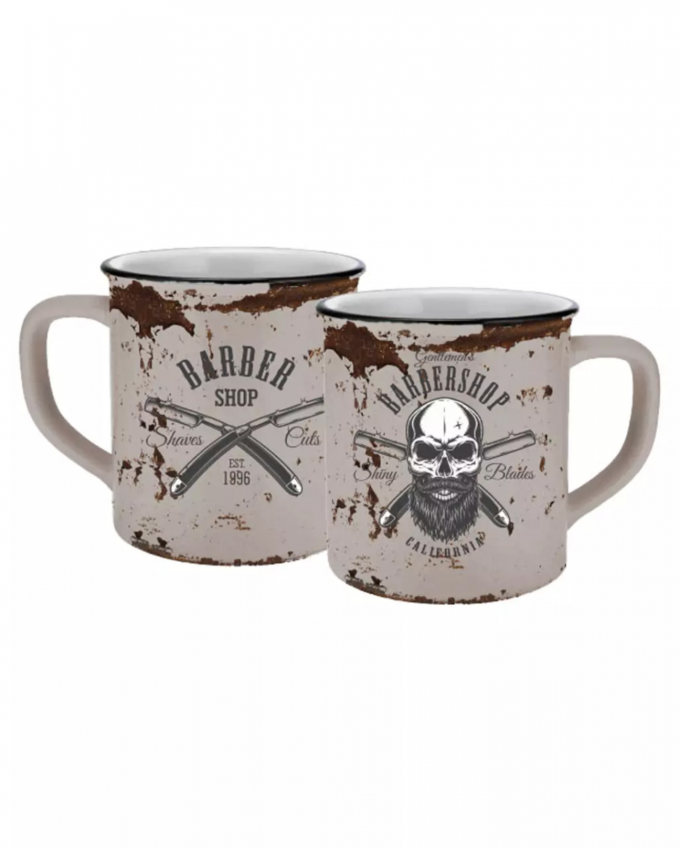 Barber Skull Totenschädel Tasse