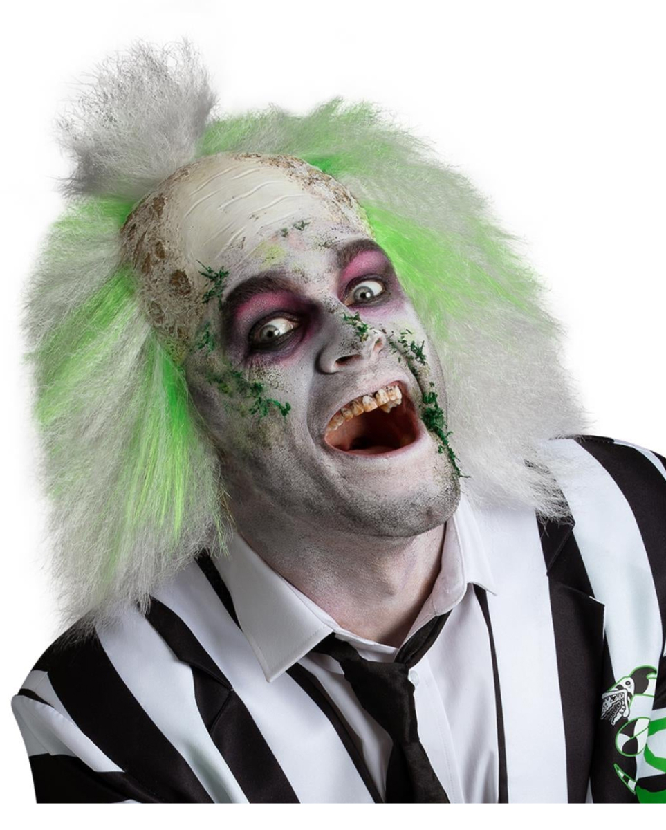 Beetlejuice Glatzen Perücke