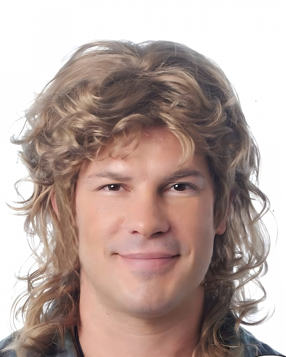 Vokuhila Hipster Perücke