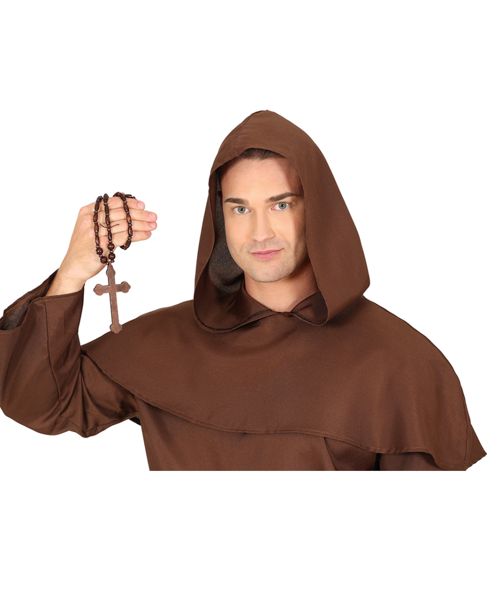 Dunkelbrauner Holz Rosenkranz