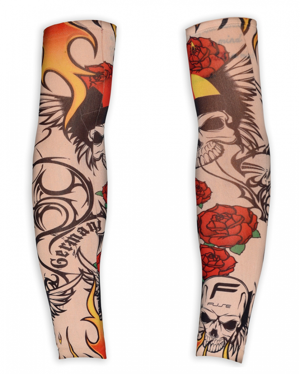 Tattoo Ärmel Skull Rocker