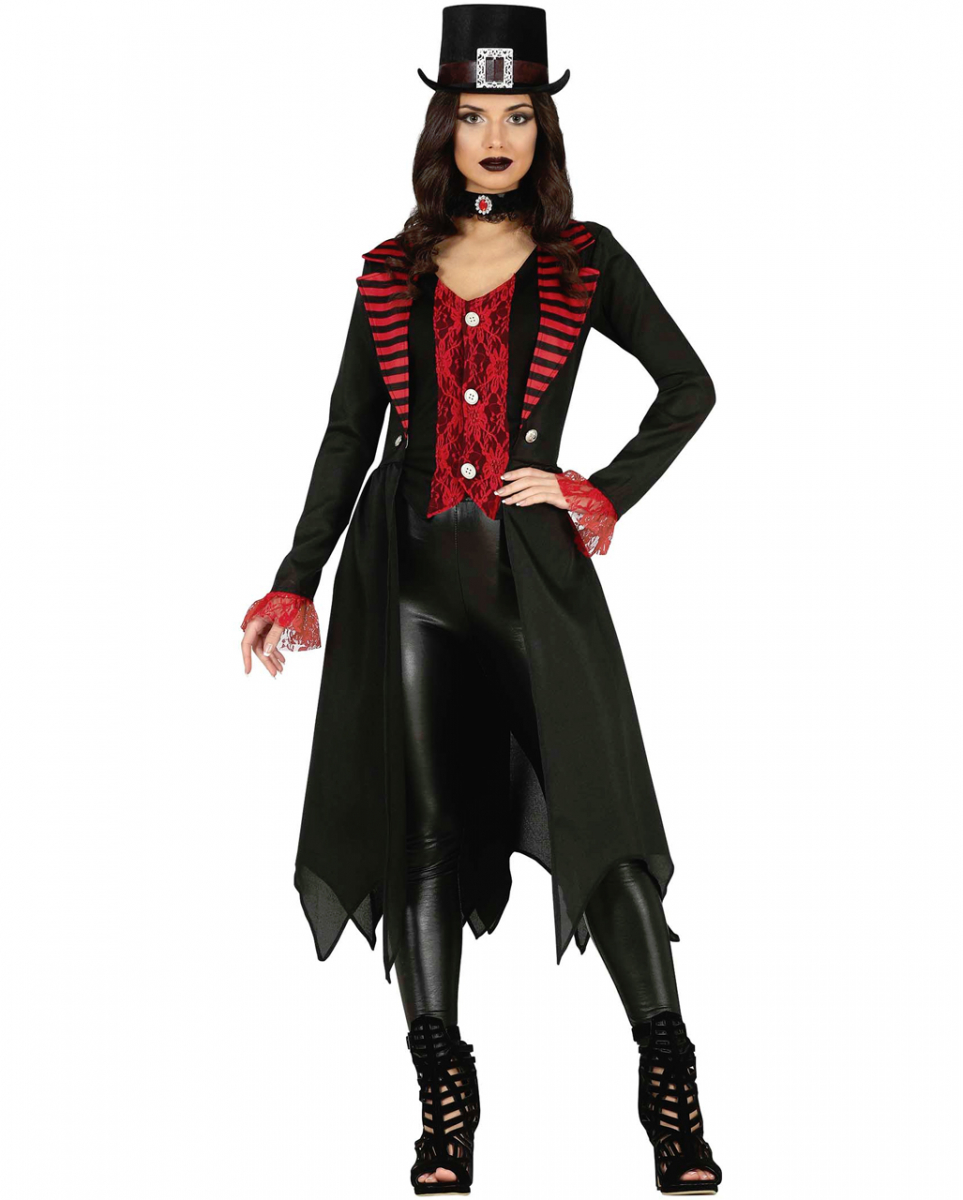 Elegantes Gothic Vampiress Damenkostüm