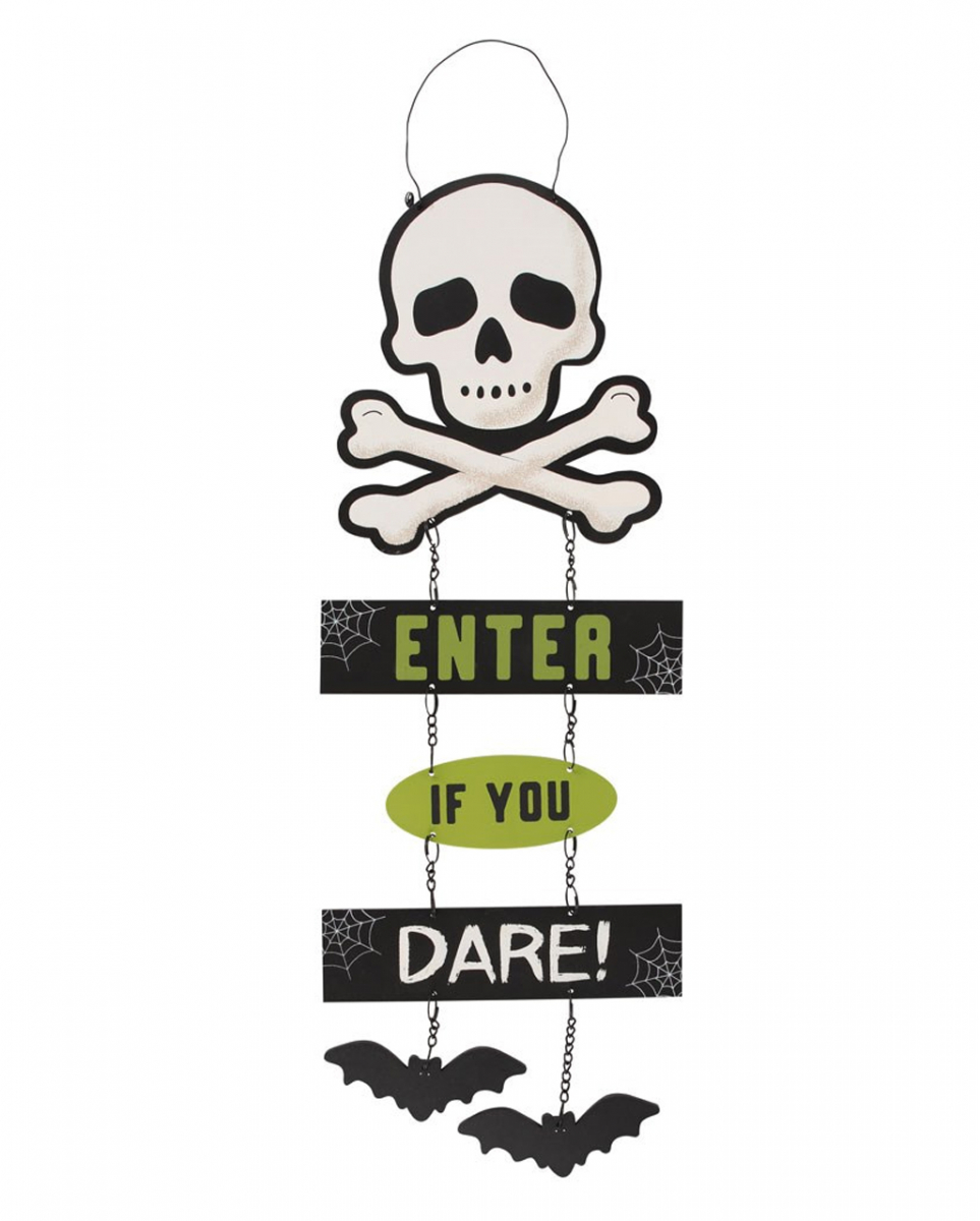 Enter if you Dare Halloween Hängeschild 30cm