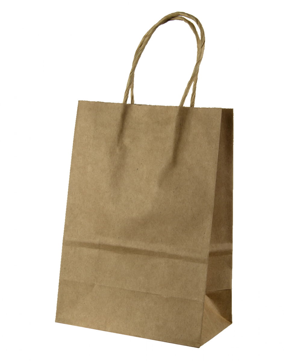 Braune Geschenktasche klein