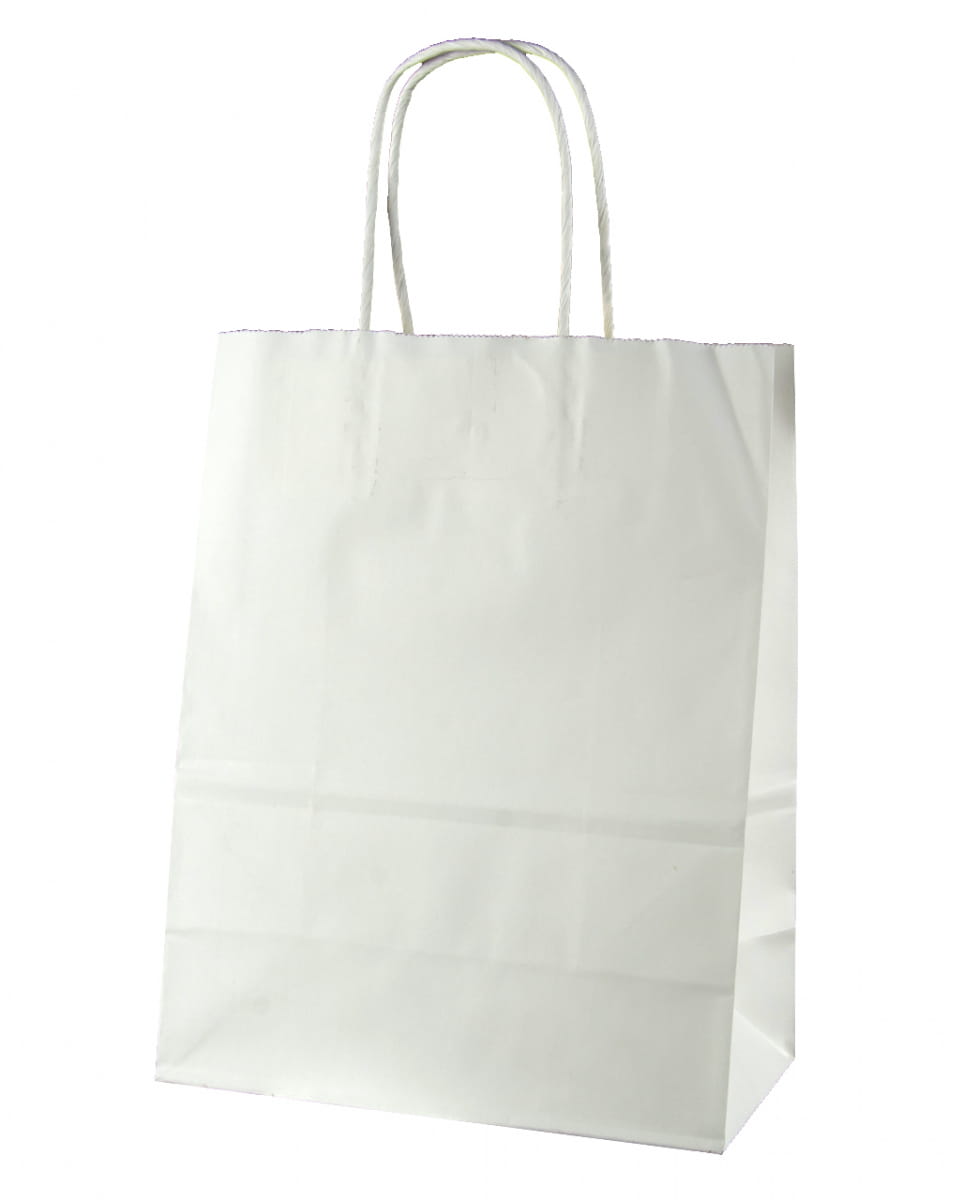 Weiße Geschenktasche groß