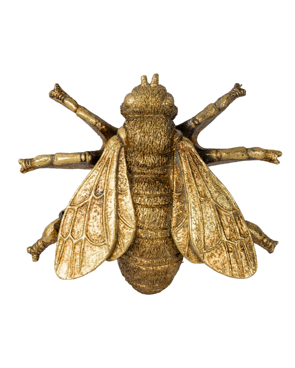 Goldene Biene Deko für Tisch & Wand Ø 12cm