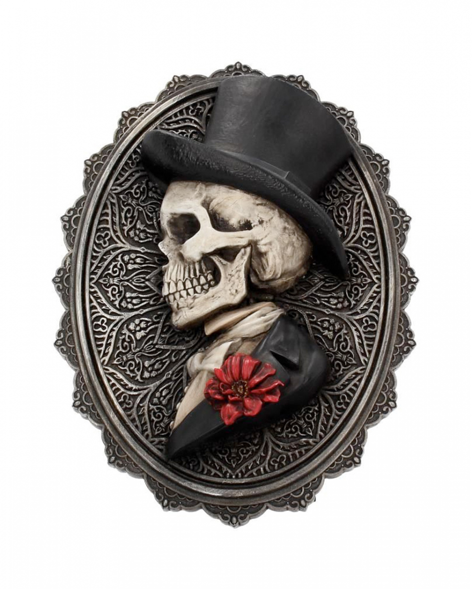 Gothic Skelett Gentleman Day of the Dead Wand- & Standbild