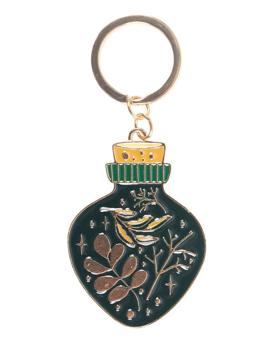 Grüne Hexe Zaubertrank Schlüsselanhänger