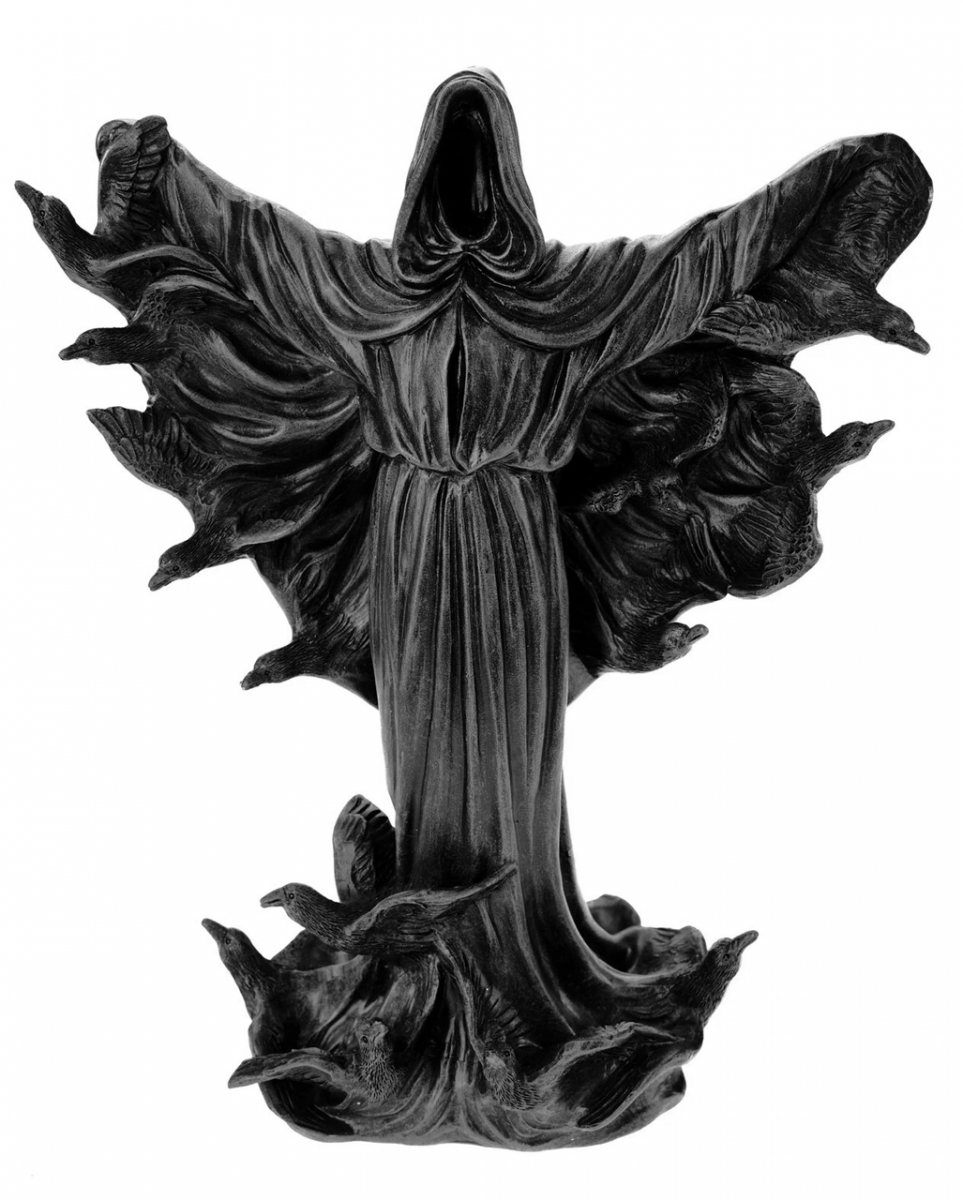 Grim Reaper mit Schwarzen Krähen 29cm