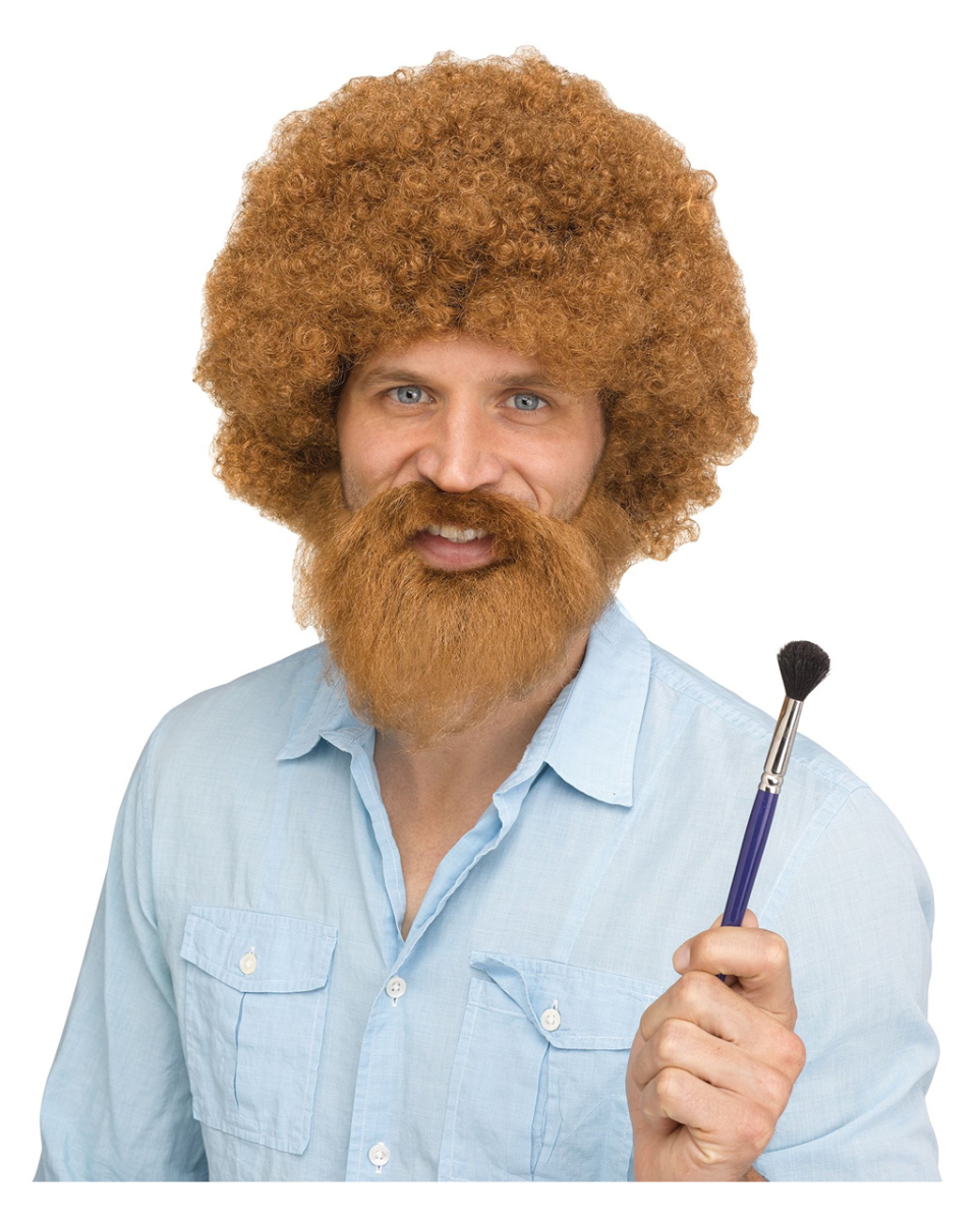 Grooviger Maler Afro Perücke