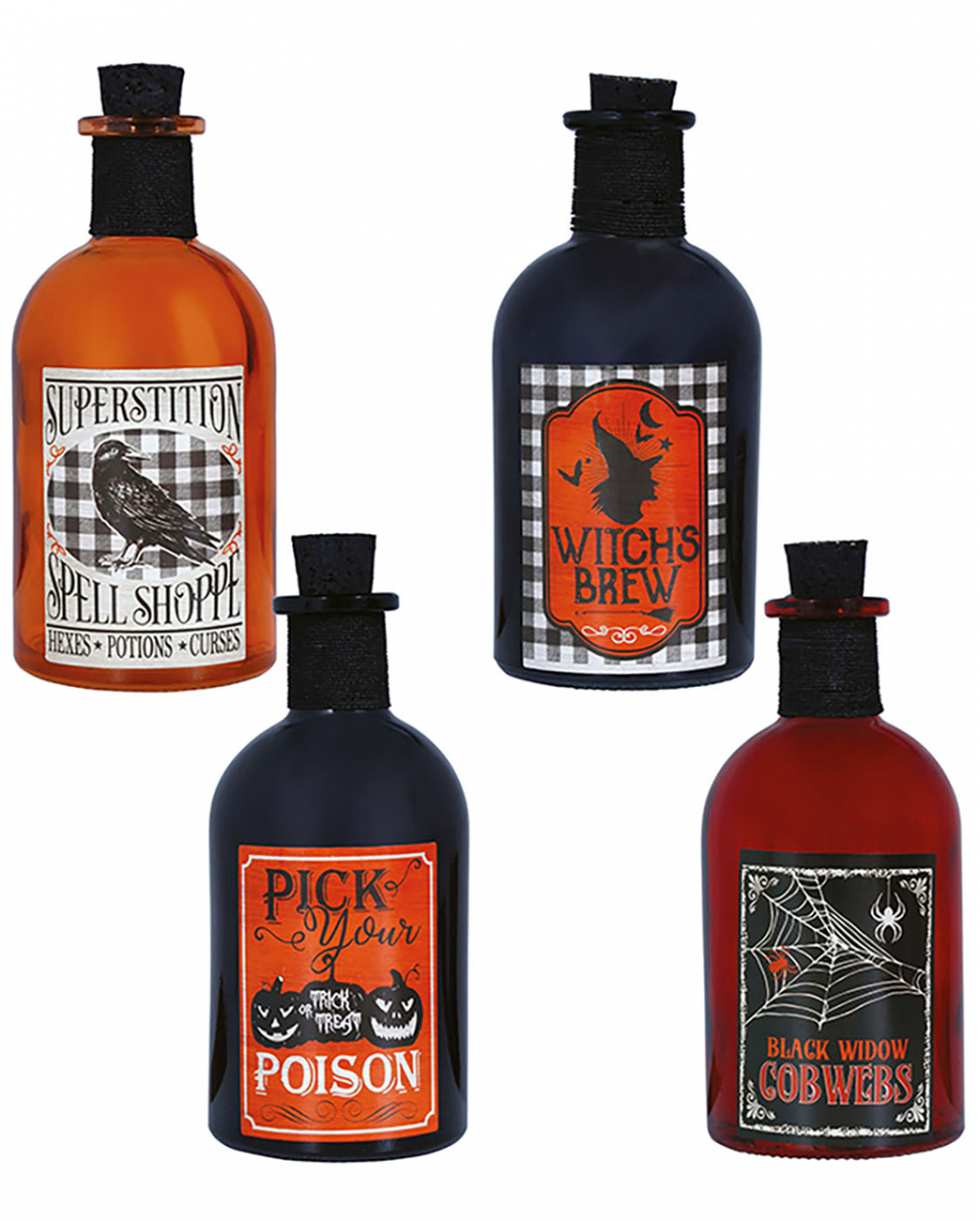 Giftflasche Halloween Deko 14cm 1 St.