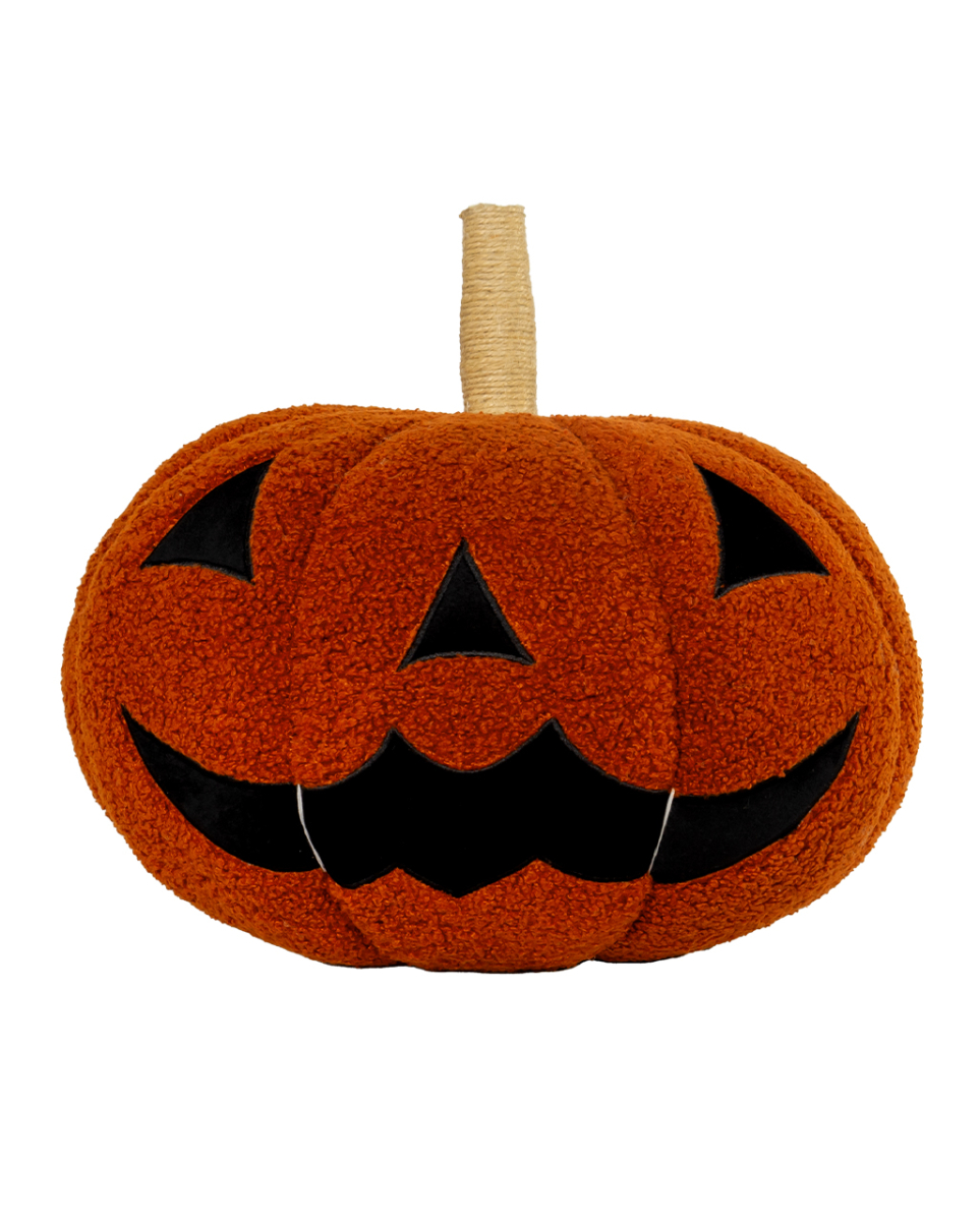 Halloween Kürbis Zierkissen Ø 34cm