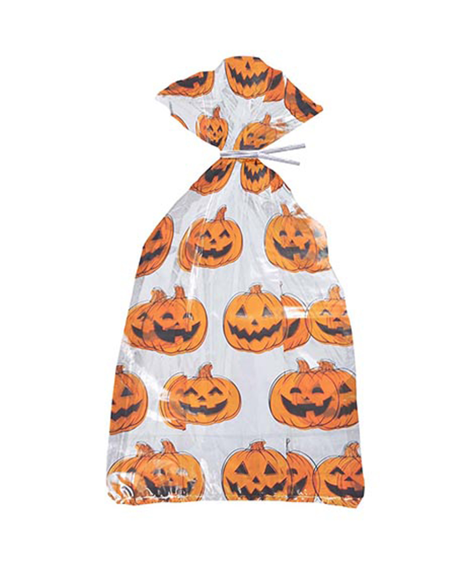 Kürbis Tütchen für Süßes an Halloween 20 St.