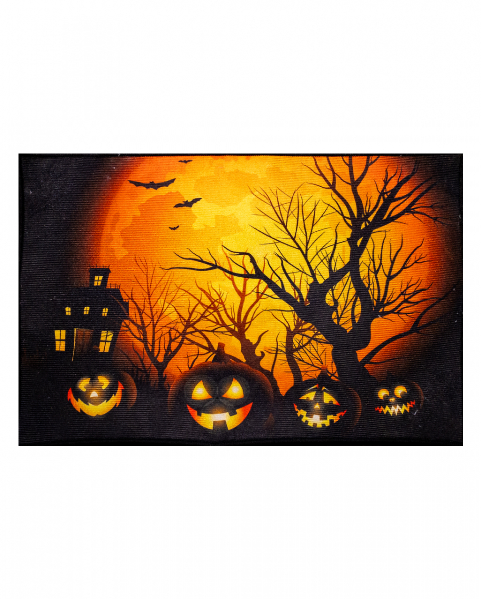 Halloween Kürbis Türmatte 40x60cm