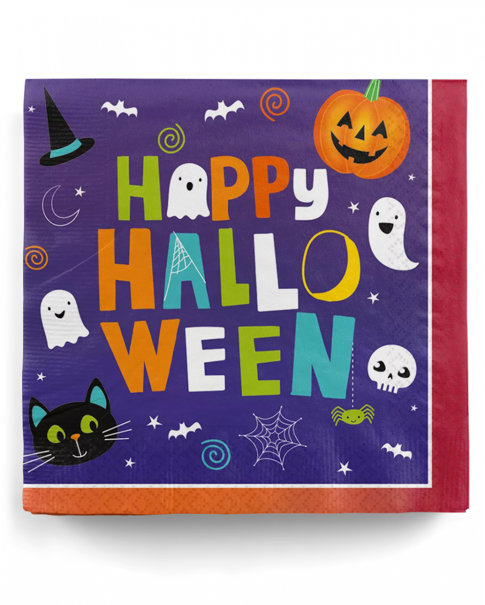 Fröhliche Halloween Freunde Servietten 16 St.