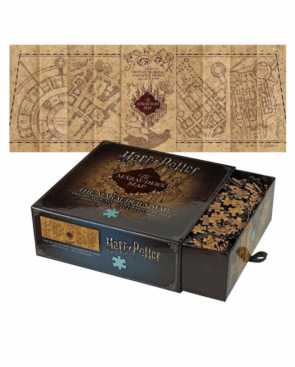 Karte des Rumtreibers Puzzle 1000 Teile - Harry Potter