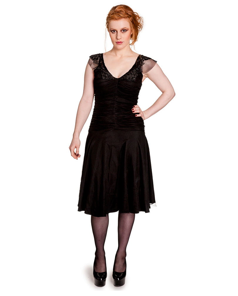 Hell Bunny Kleid Patricia schwarz